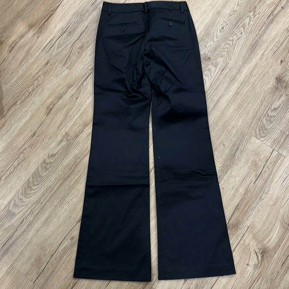 Vtg THEORY Blk Tuxedo Pants Slacks Sz 6 EUC - Picture 7 of 12